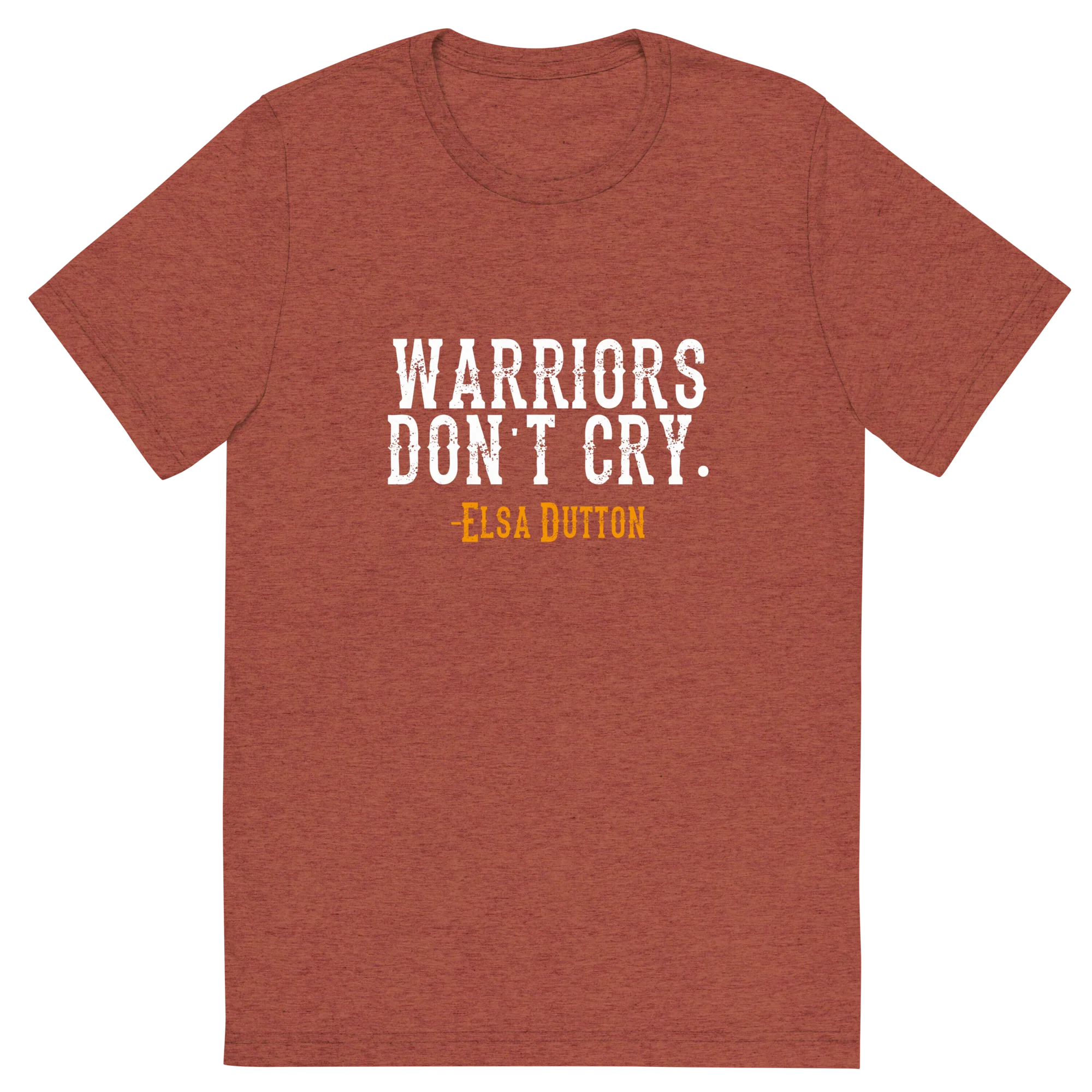 Yellowstone 1883 Warriors Don't Cry Adult Tri-Blend T-Shirt - Image 3