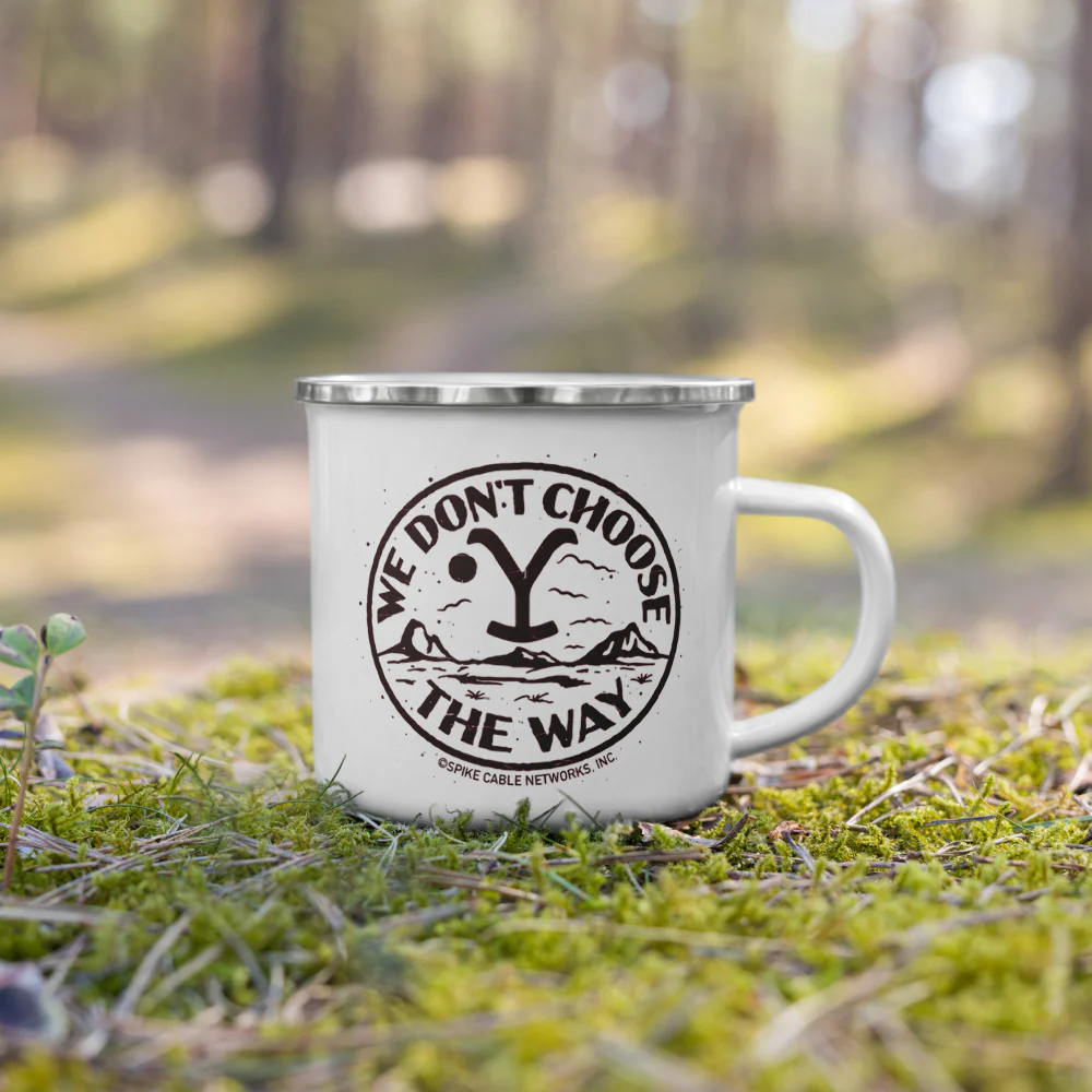 Yellowstone Choose the Way Enamel Camping Mug - Image 4