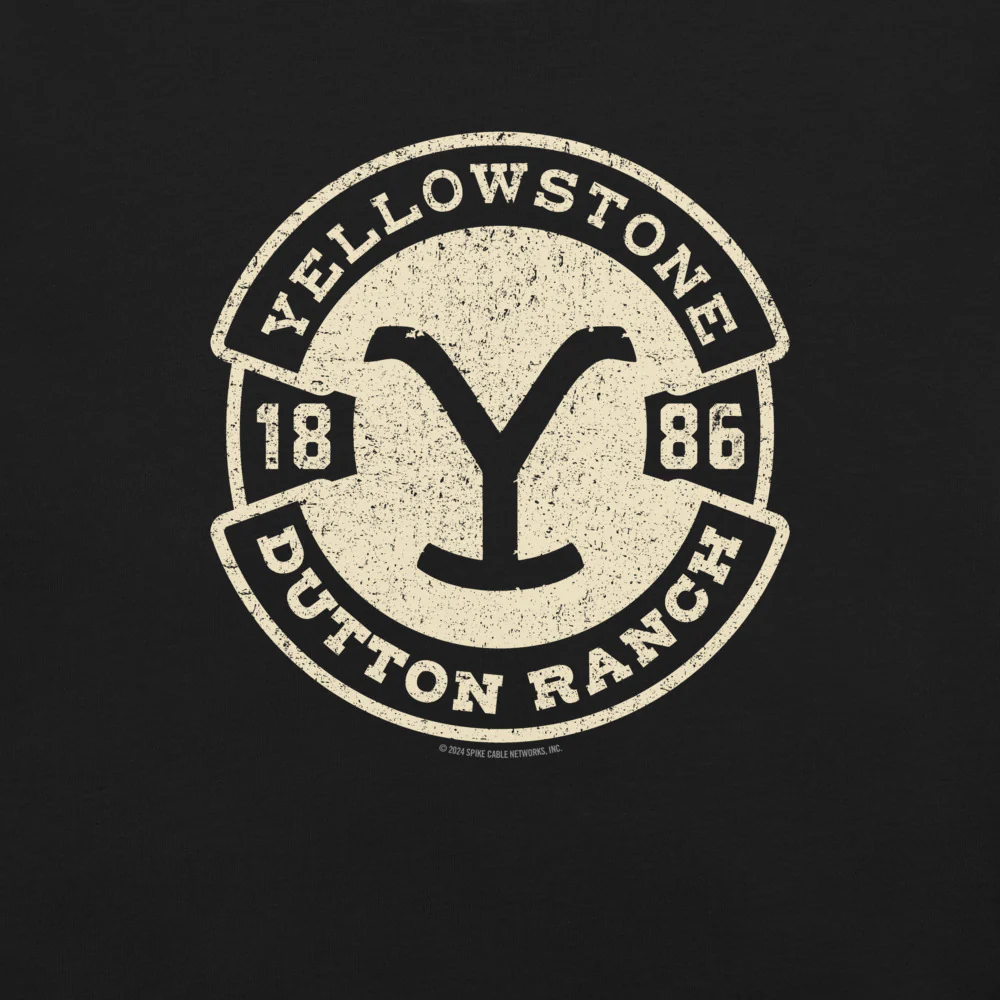 Yellowstone Dutton Ranch Badge Unisex T-Shirt - Image 2