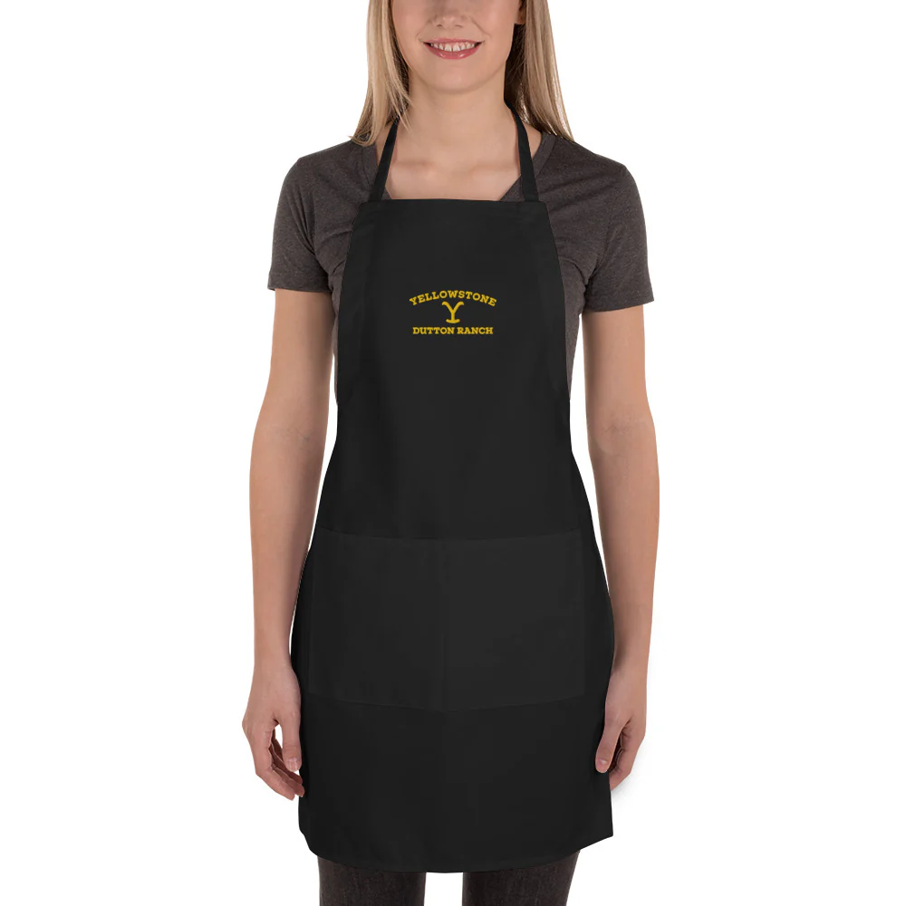 Yellowstone Dutton Ranch Embroidered Apron - Image 3