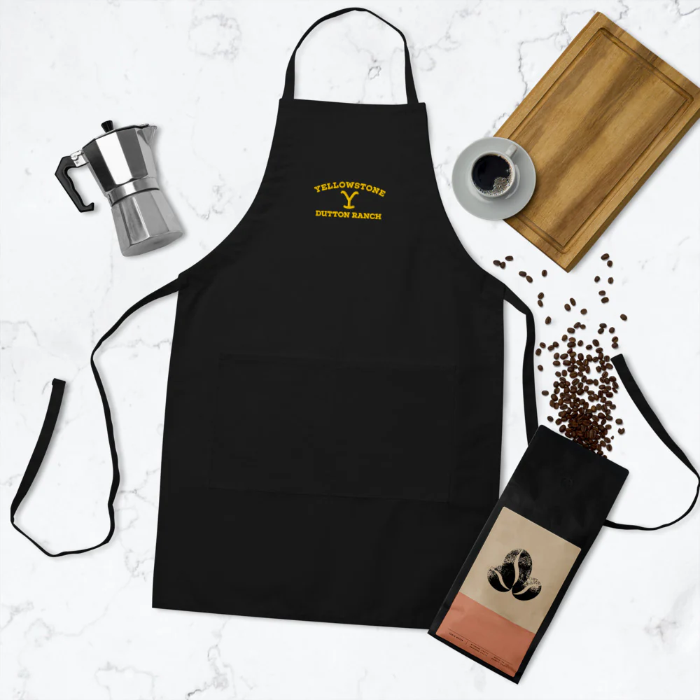 Yellowstone Dutton Ranch Embroidered Apron - Image 4