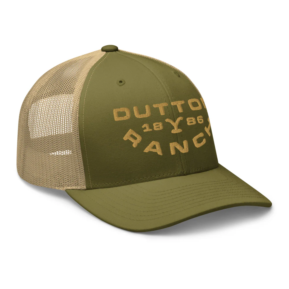 Yellowstone Dutton Ranch Embroidered Trucker Hat - Image 6