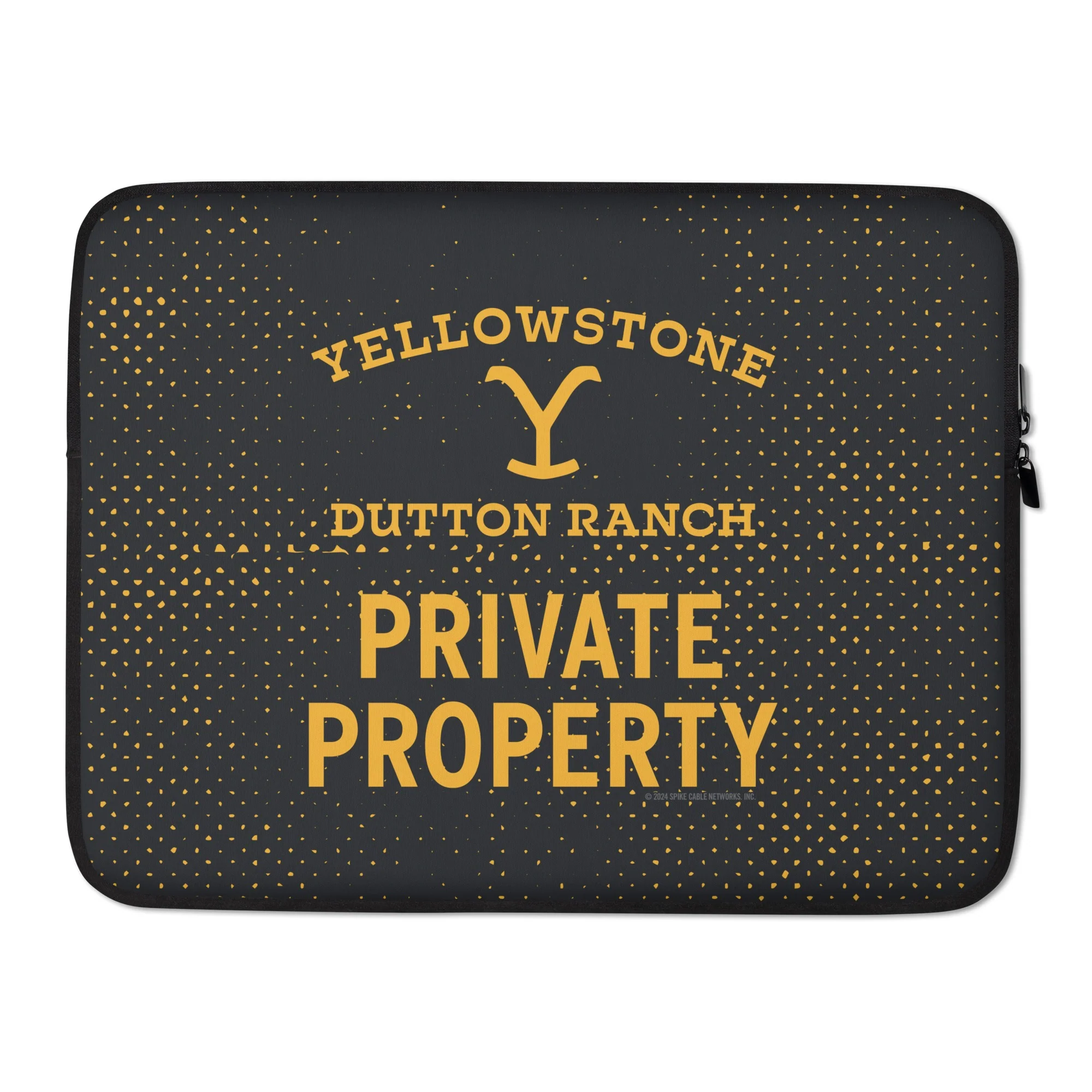 Yellowstone Dutton Ranch Private Property Laptop Sleeve - Image 3