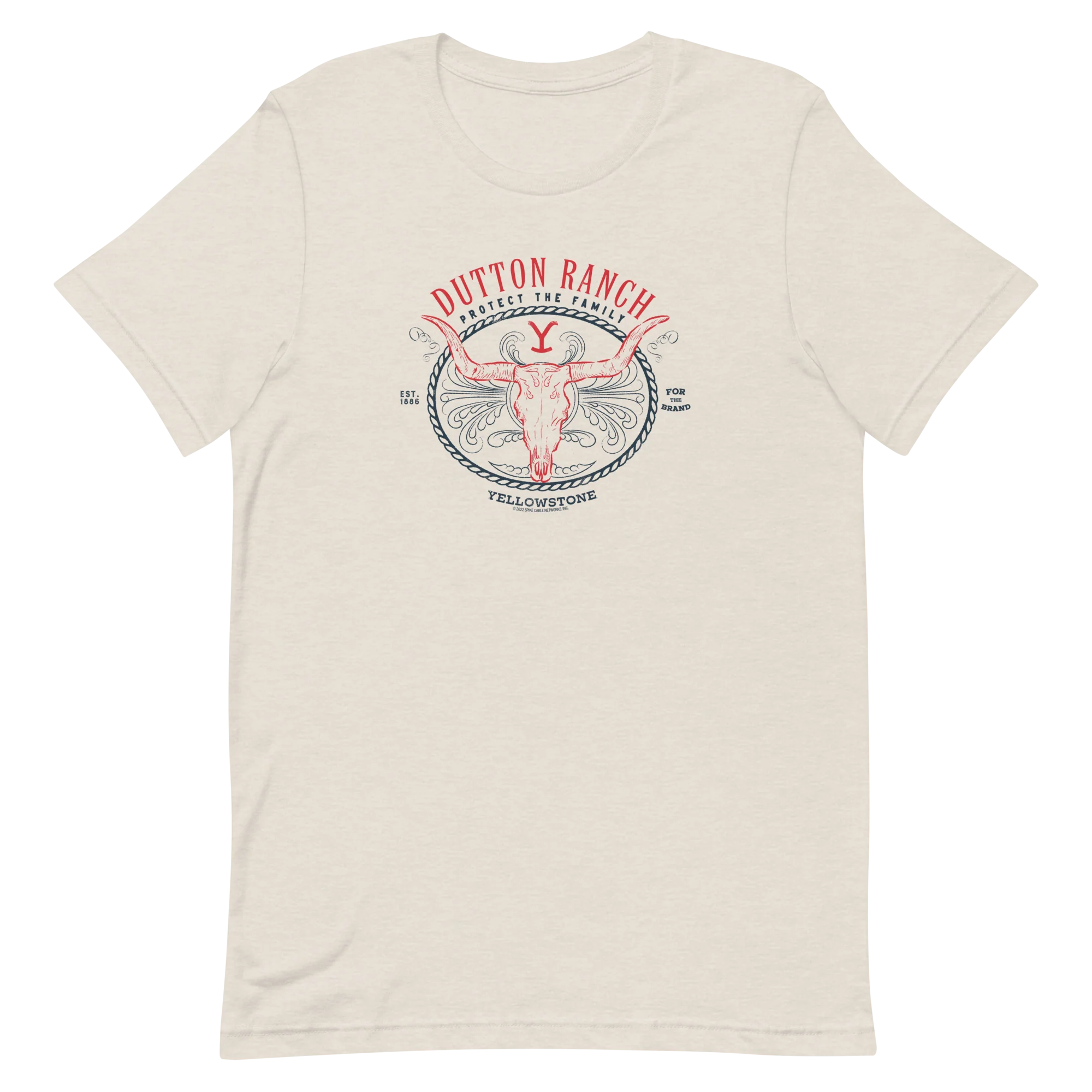 Yellowstone Dutton Ranch Protect the Family Adult T-Shirt - Image 2