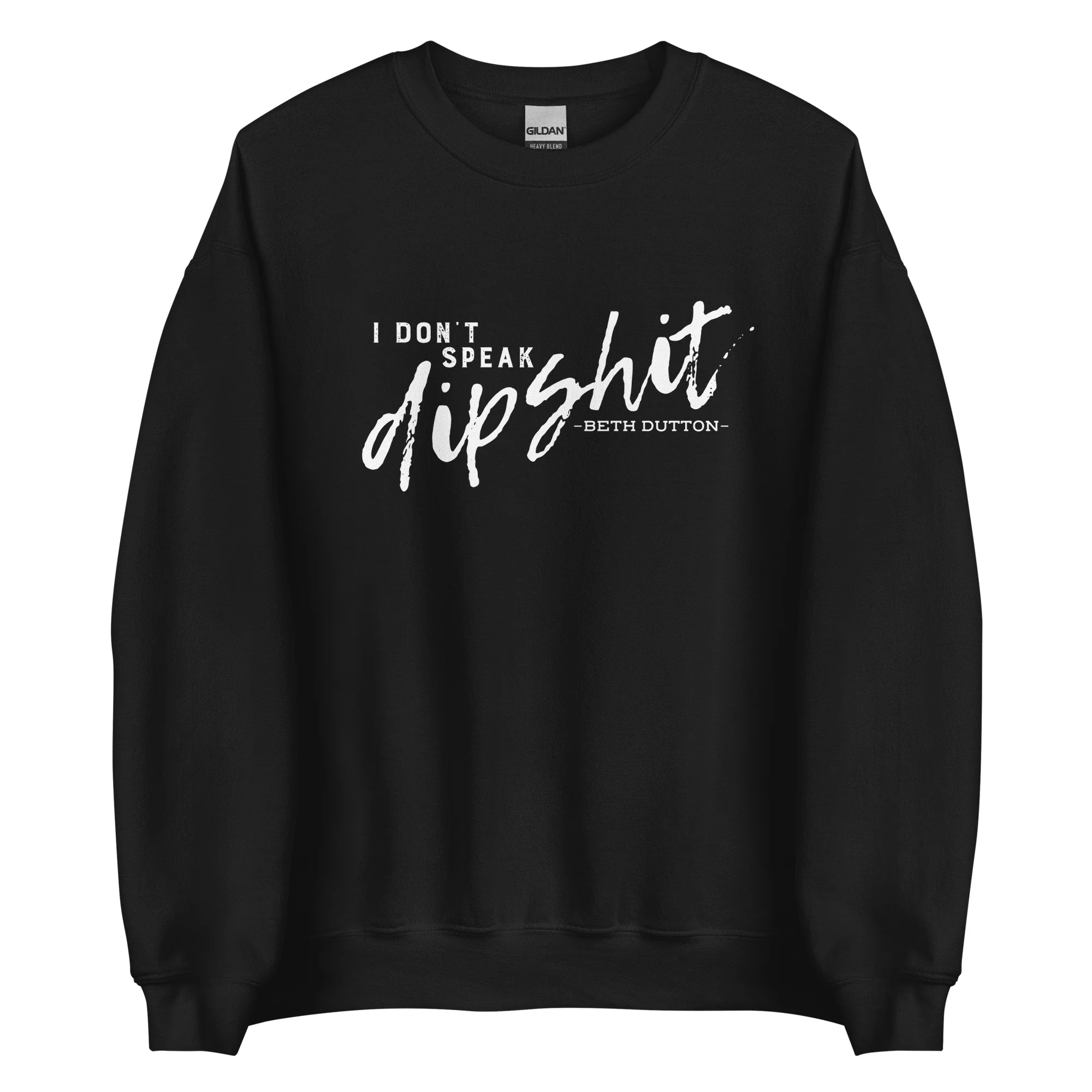 Yellowstone I Don't Speak Fleece Crewneck Sweatshirt - Image 4