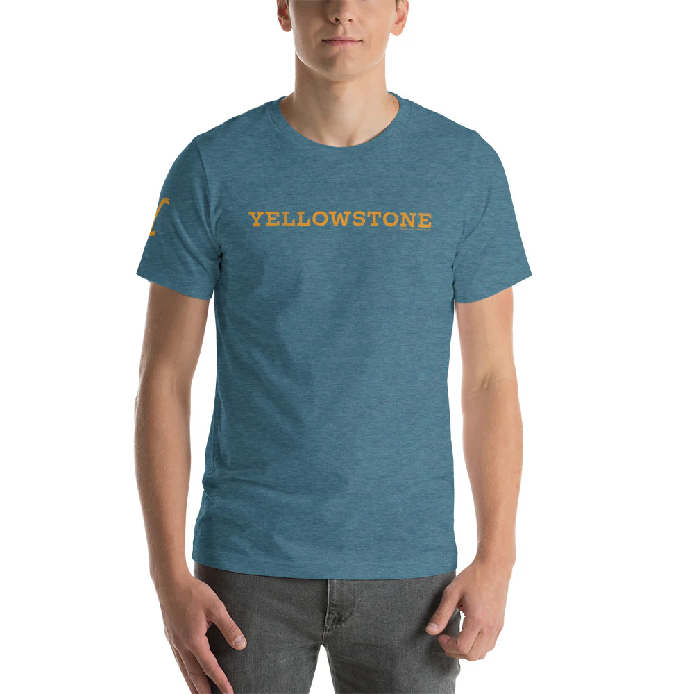 Yellowstone Logo Unisex Premium T-Shirt - Image 3