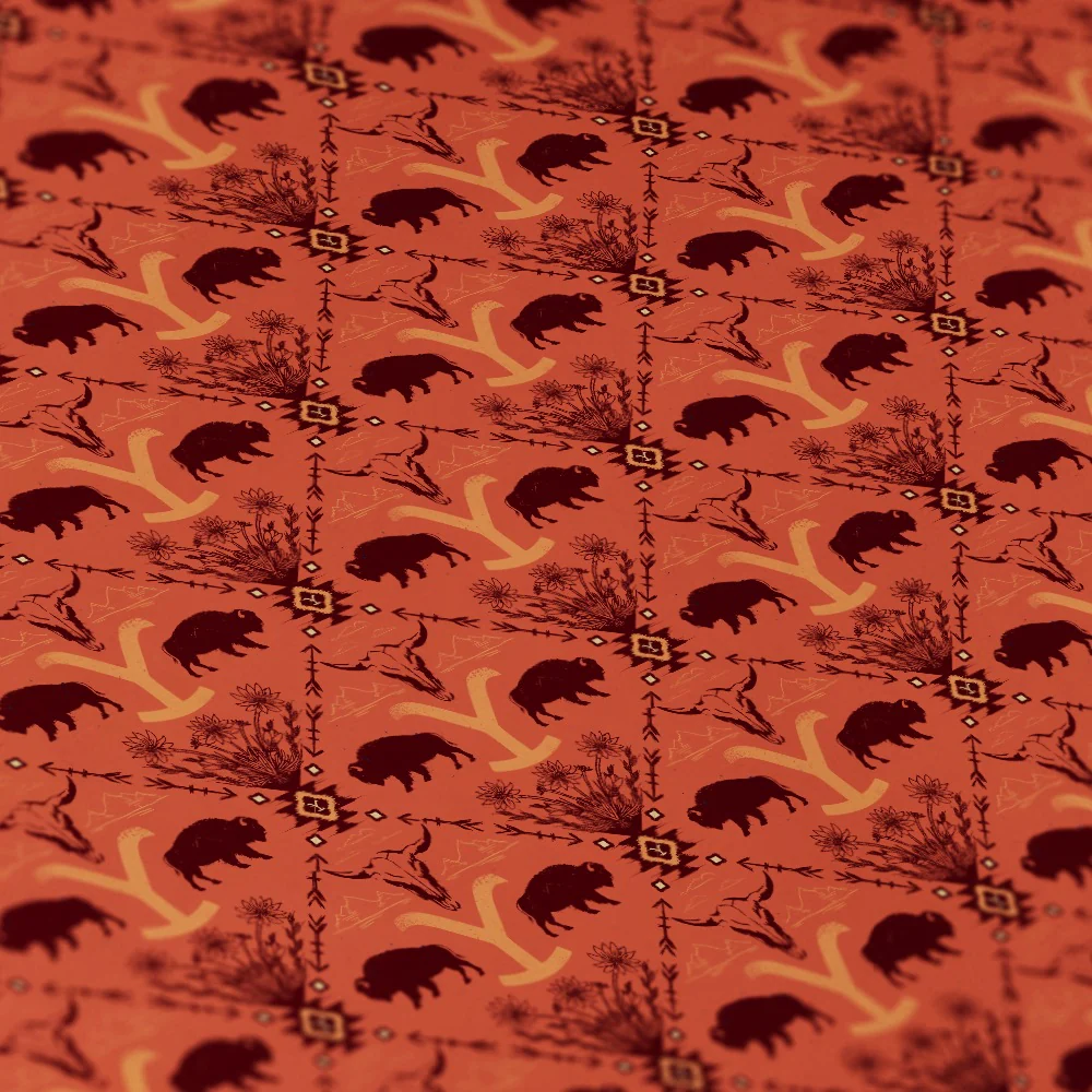 Yellowstone Ranch Holiday Wrapping Paper - Image 3