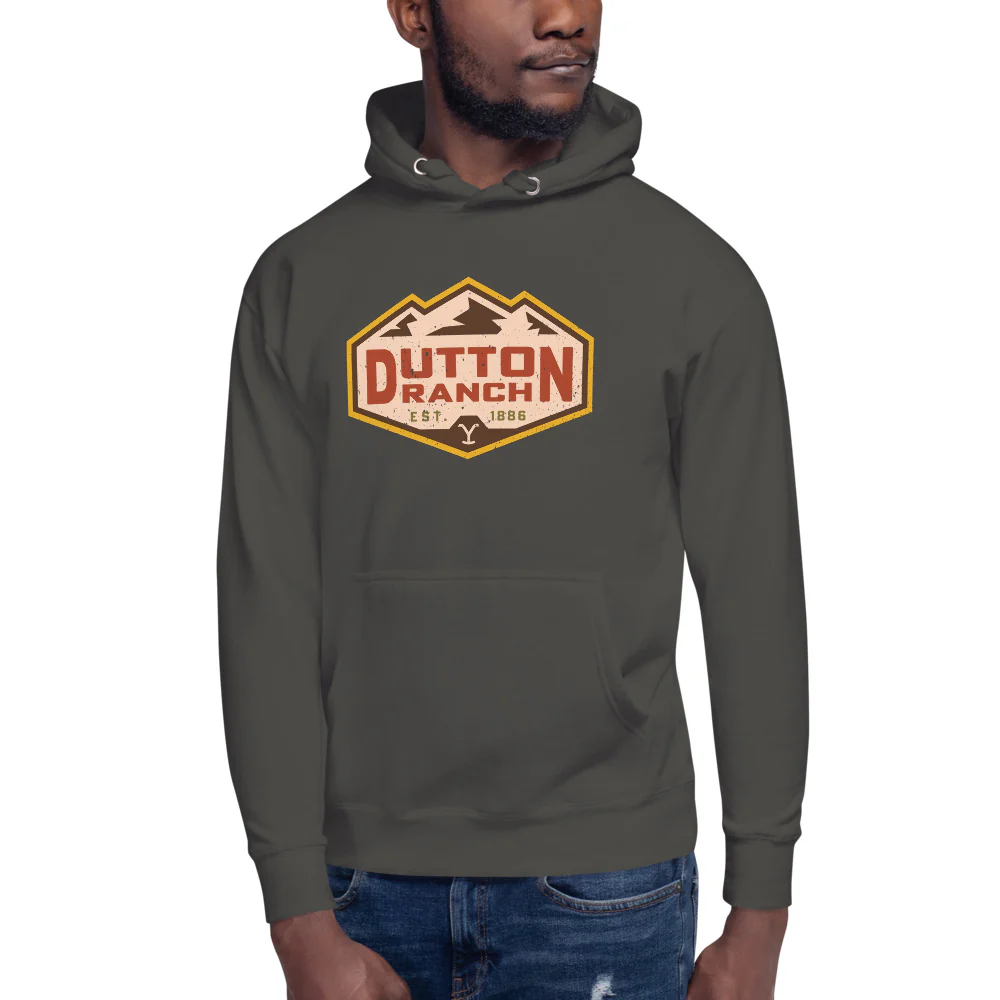 Yellowstone Ranch Patch Unisex Premium Hoodie - Image 10