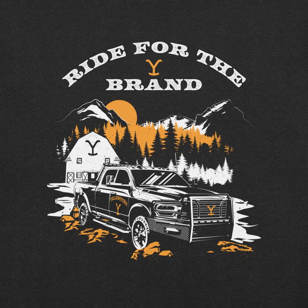 Yellowstone Ride for the Brand Truck Unisex T-Shirt - Image 3