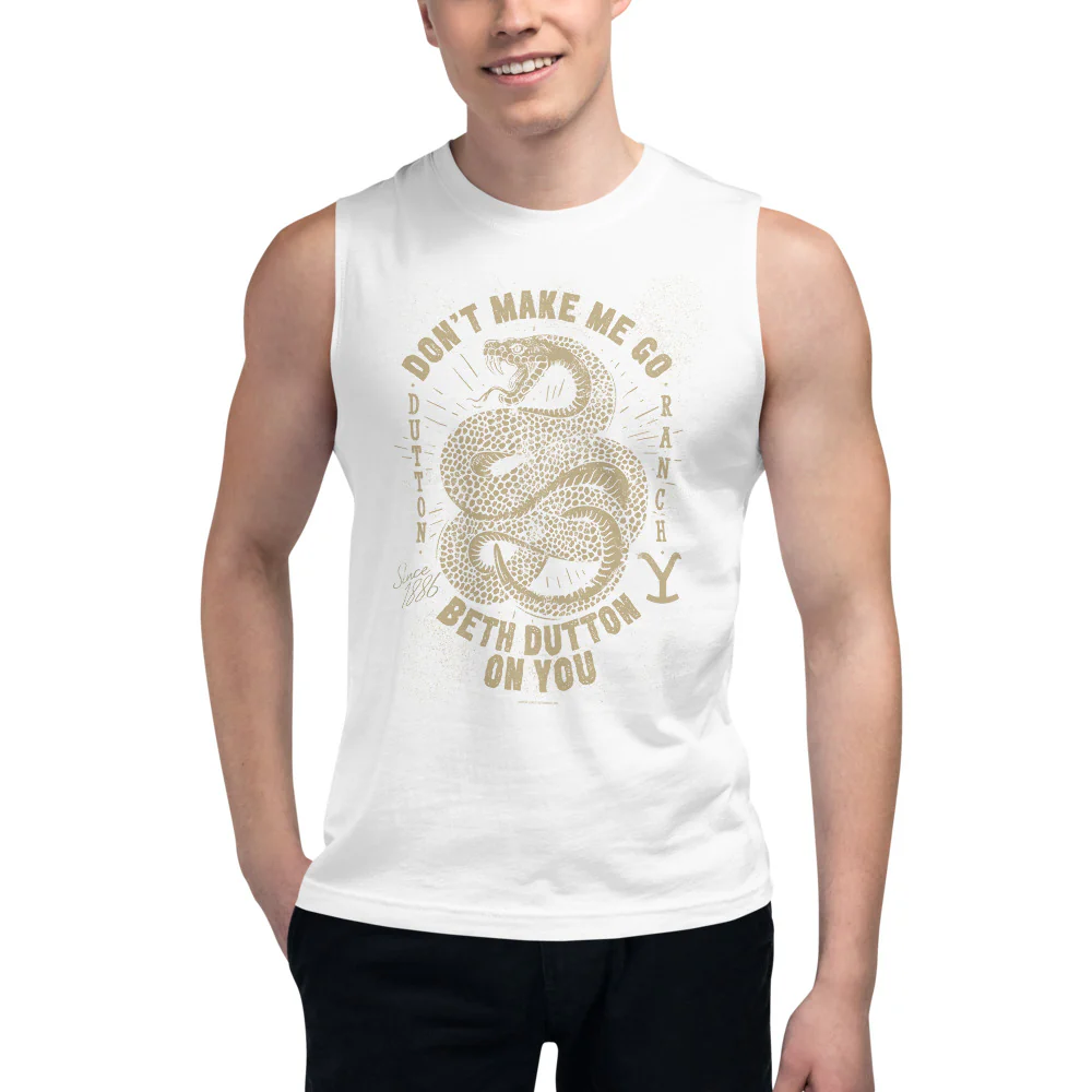 Yellowstone Snake Don't Make Me Go Beth Dutton On You Unisex Tank Top - Image 5