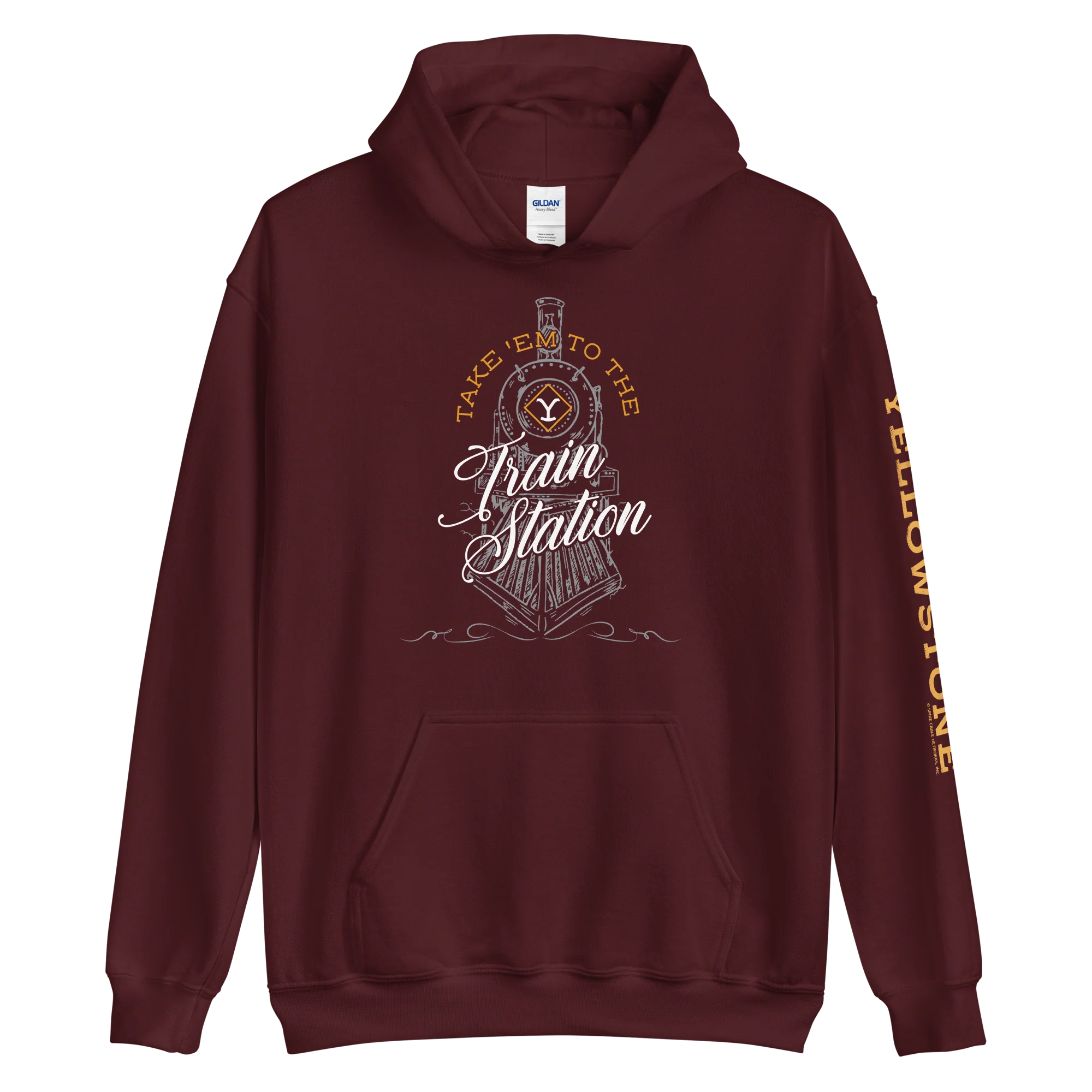 Yellowstone Take 'Em To The Train Station Hoodie - Image 3