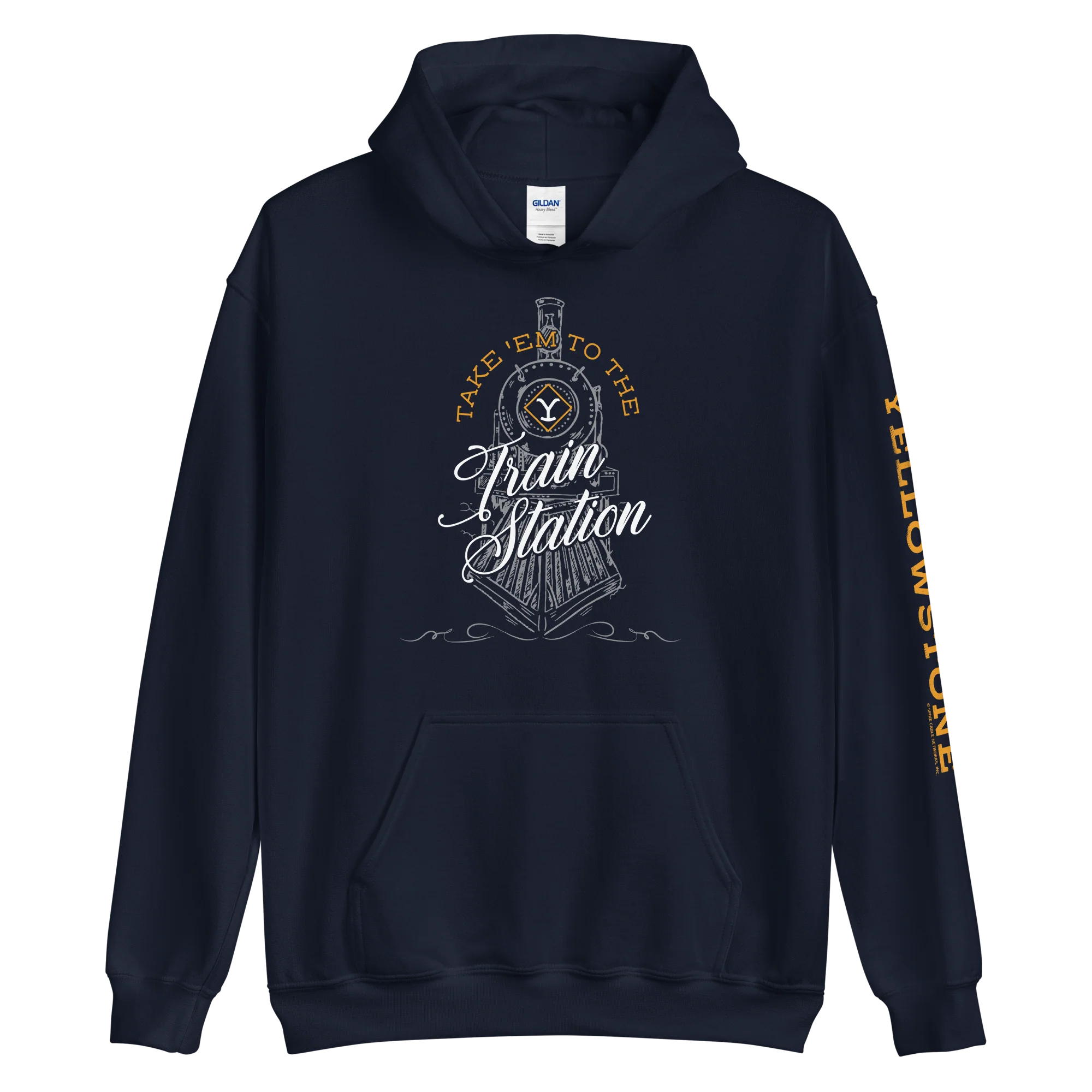 Yellowstone Take 'Em To The Train Station Hoodie - Image 4