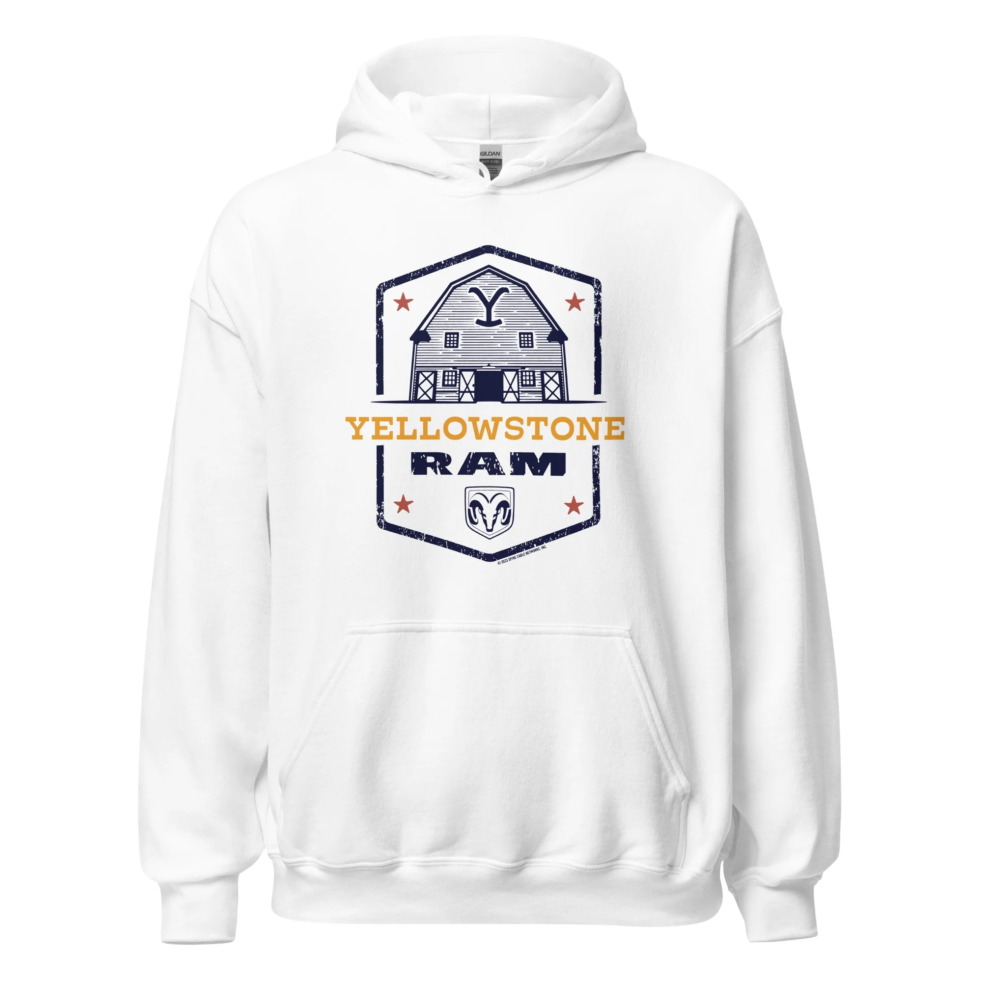 Yellowstone x Ram Barn Hoodie - Image 3