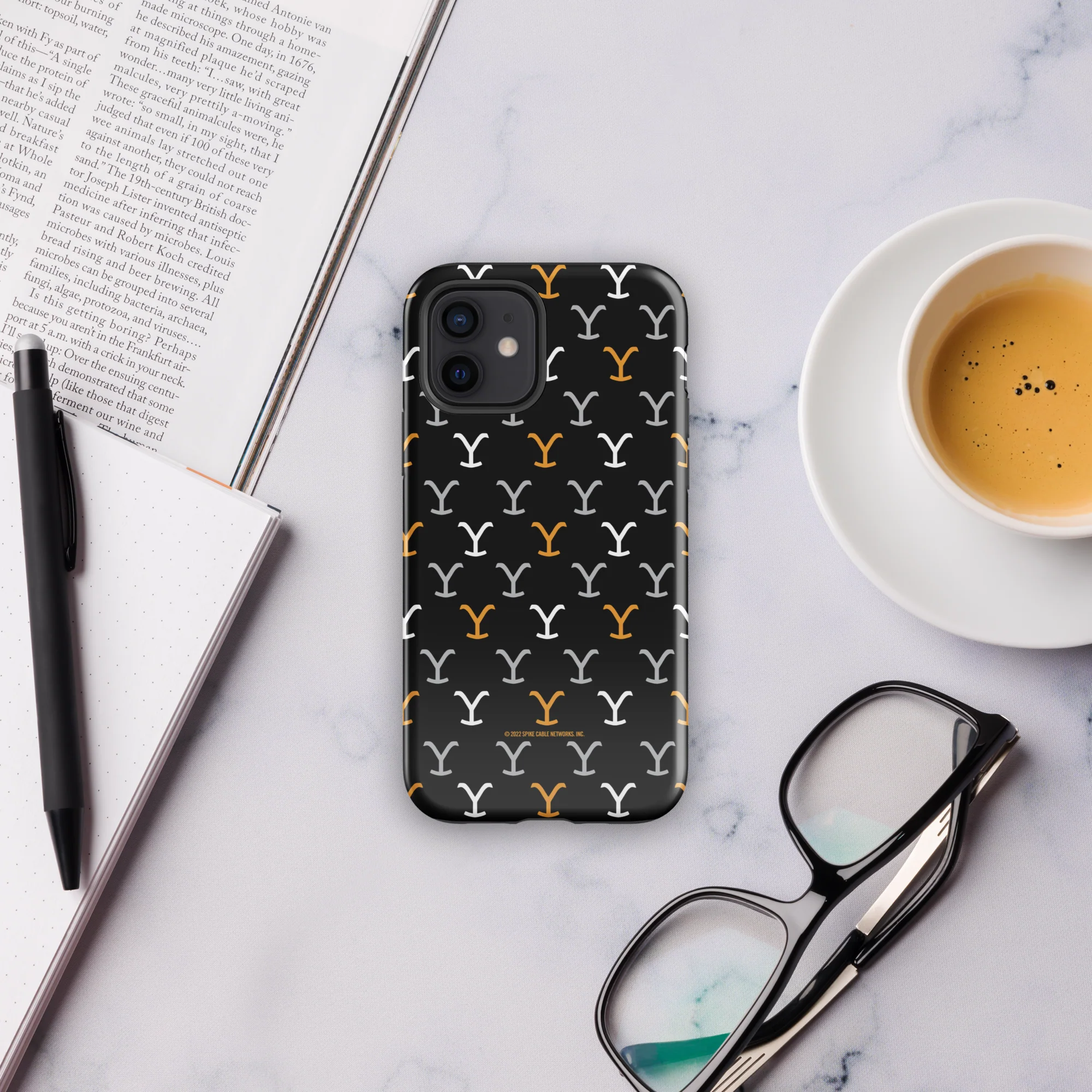 Yellowstone Y Pattern Tough Phone Case - iPhone - Image 3