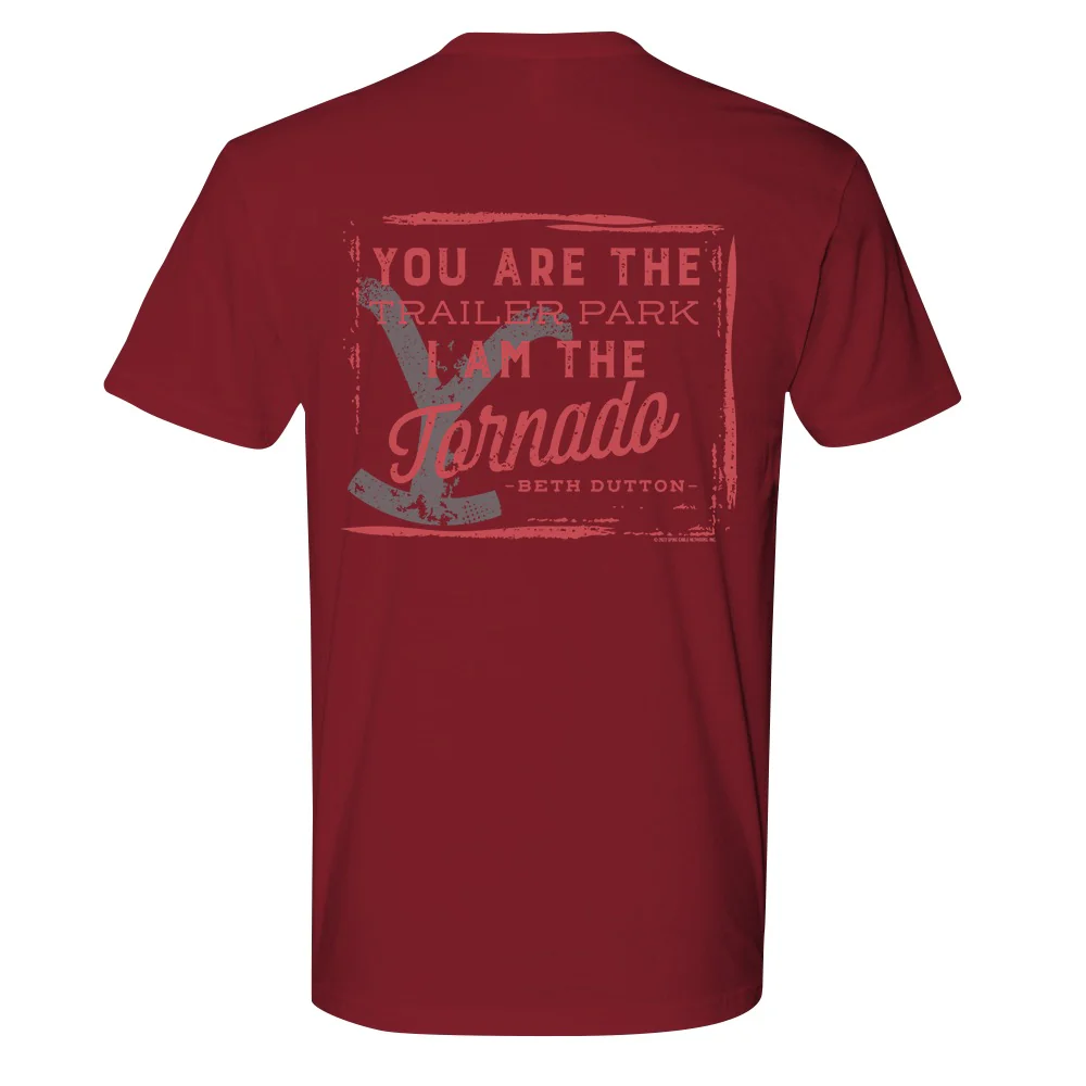 Yellowstone You Are The Trailer Park Adult Short Sleeve T-Shirt - Image 6