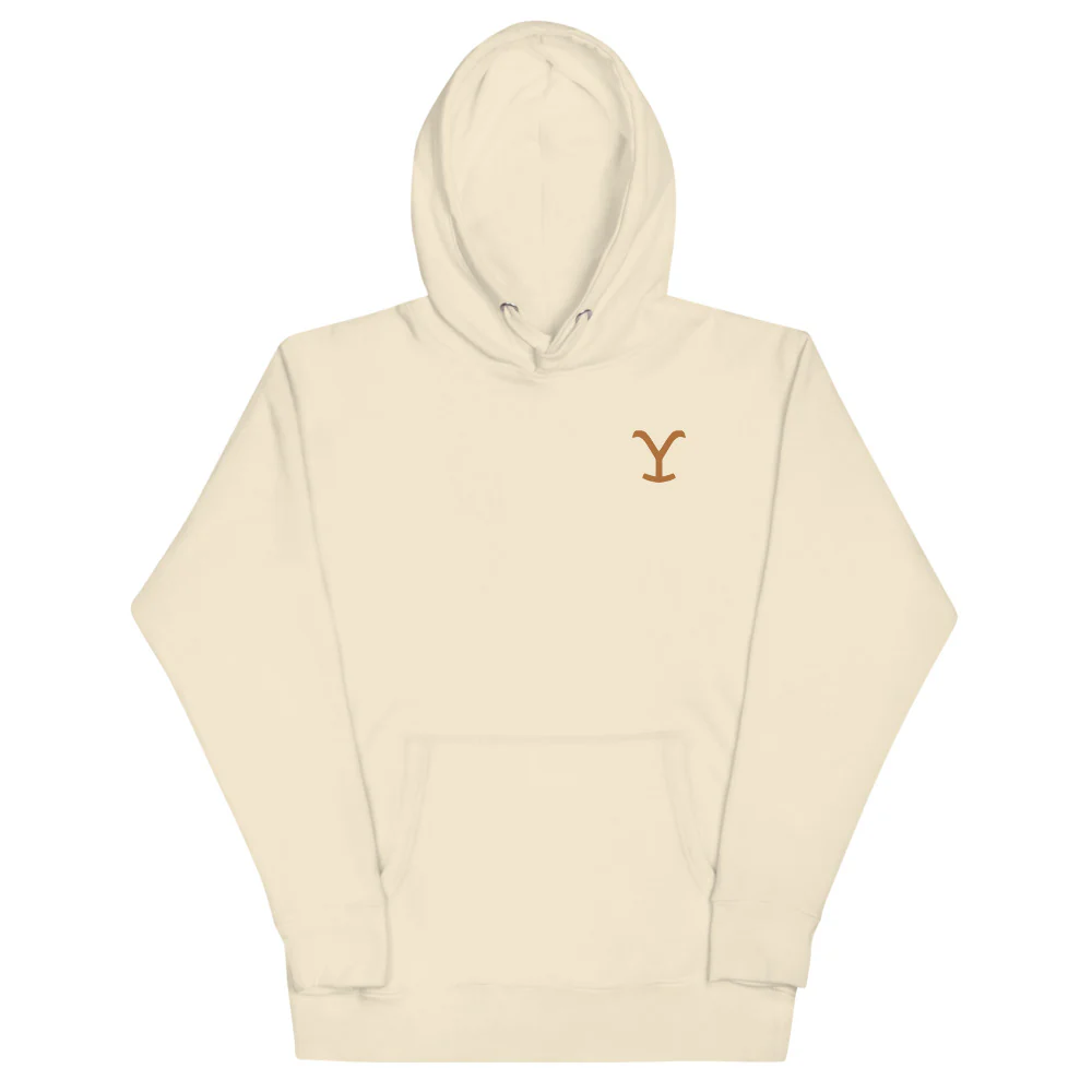 Yellowstone You Live With The Land Unisex Premium Hoodie - Image 2