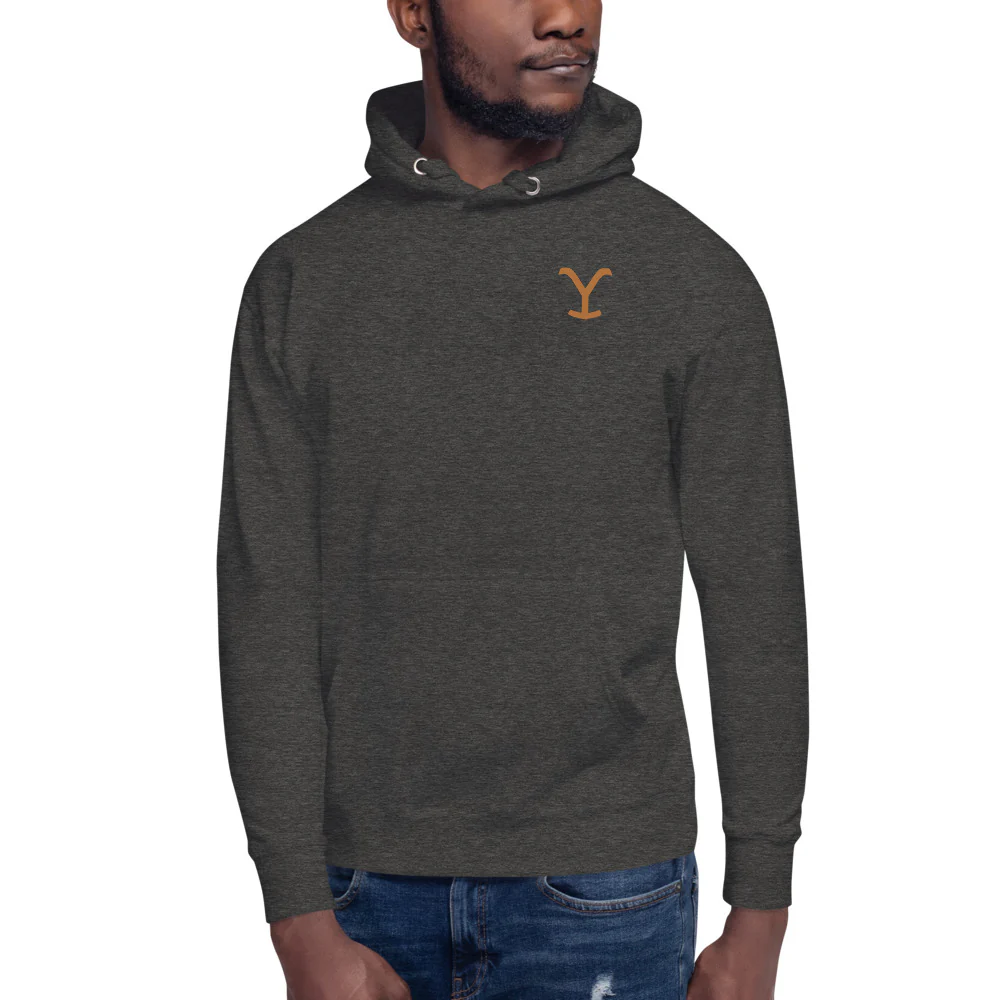 Yellowstone You Live With The Land Unisex Premium Hoodie - Image 8